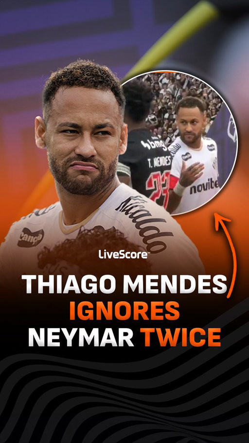 Thiago Mendes refused to shake Neymar's hand before Vasco vs Santos, but it all started when he injured Neymar with a terrible tackle during PSG vs Lyon in 2020 😭⚔️ 
