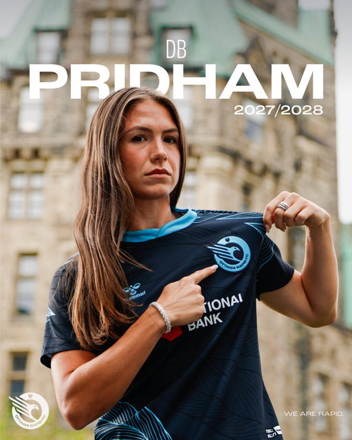 D.B. Pridham’s journey with Ottawa Rapid FC continues through to 2028.⁣ 