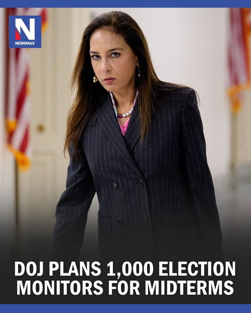 DOJ ELECTION MONITORS: The Justice Department plans to send approximately 1,000 election monitors to the polls for the midterms, according to Assistant Attorney General for Civil Rights Harmeet Dhillon. 