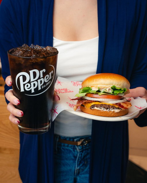 Handing you a little happiness 🍔🥤

DR PEPPER is a registered trademark of Dr Pepper/Seven Up, Inc. ©️2026 Dr Pepper/Seven Up, Inc. 