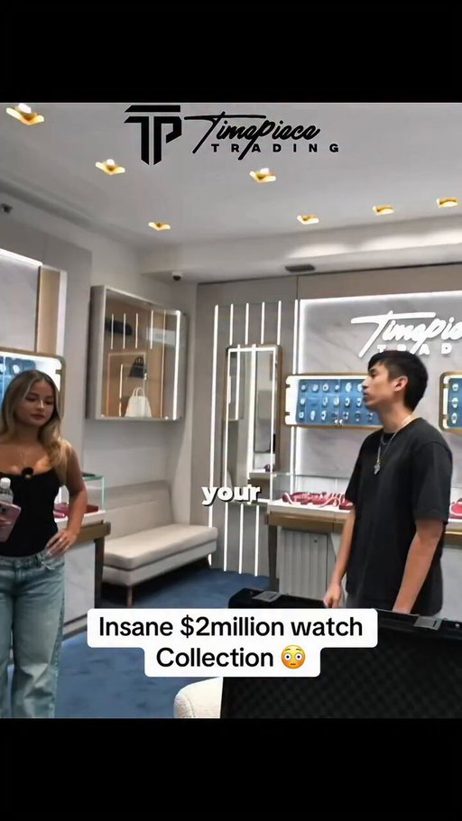 insane $2million dollar watch collection 😳 