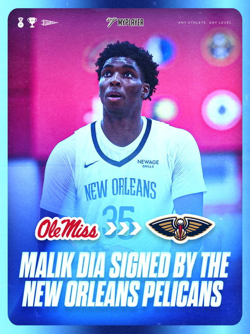 MyPlayer LEGEND F @malikkdia signs a two-way deal with the New Orleans Pelicans 