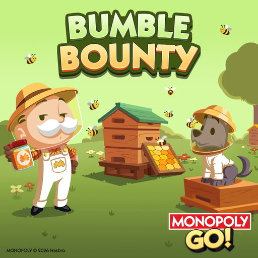Suit up in your finest beekeeping gear, Tycoons! 🍯

Scottie might be a little distracted by the tiny visitor on his nose, but Mr. M has a golden jar full of pure sweetness ready for you.

Fly straight into the Bumble Bounty Event right now!

https://bit.ly/MGO-HappyHarvest-X 