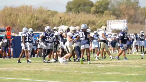 🚨 𝗕𝗥𝗘𝗔𝗞𝗜𝗡𝗚: MASSIVE FIGHT at Cowboys and Saints joint practice.

Bodyslam halfway through. 