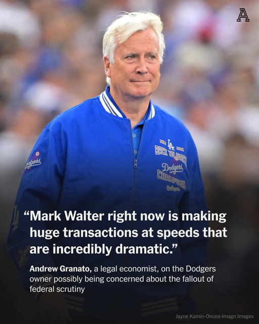 Mark Walter’s insurance companies are shuffling billions of dollars in investments involving affiliated businesses amid a federal investigation. 

New filings also show one loan tied to the Dodgers has been paid off almost entirely.

Details: https://t.co/8YHomfXxoW 