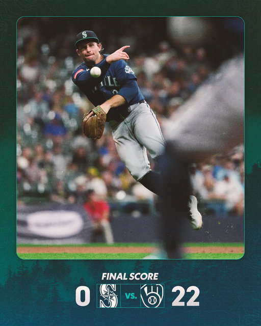 Logan Gilbert gets the start in tomorrow’s game at 4:40 p.m. 