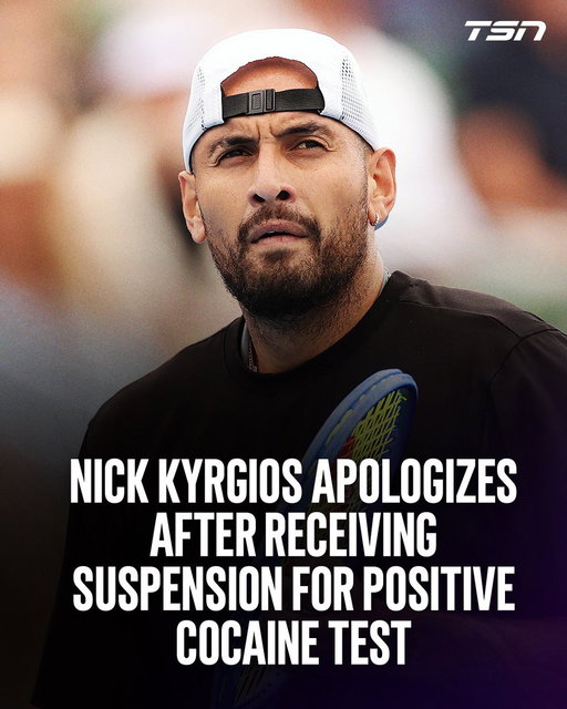 Nick Kyrgios takes to Instagram to apologize for "huge mistake" after receiving a positive cocaine test in Mallorca. 