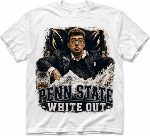 I don’t know who made this but if this is the white out shirt for Peruvian marching powder university this year then I’m going to the game 