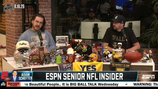"Jayden Higgins tore his ACL and he's out for the year..

That's a devastating blow for him and the Texans"

@AdamSchefter #PMSLive 