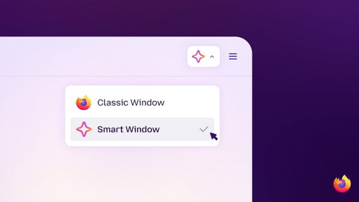 Now in Firefox 154: Smart Window. An optional, privacy-first smart browsing assistant that’s separate from your regular browsing and built to help you get more done. 1/5 