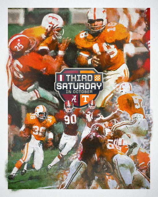 Third Saturday in full color.

For the first time since 1970, both teams will wear their “home” jerseys.

2026 in Neyland.
2027 in Tuscaloosa.

read more → https://1tn.co/4qnwC7C

#GBO 🍊 