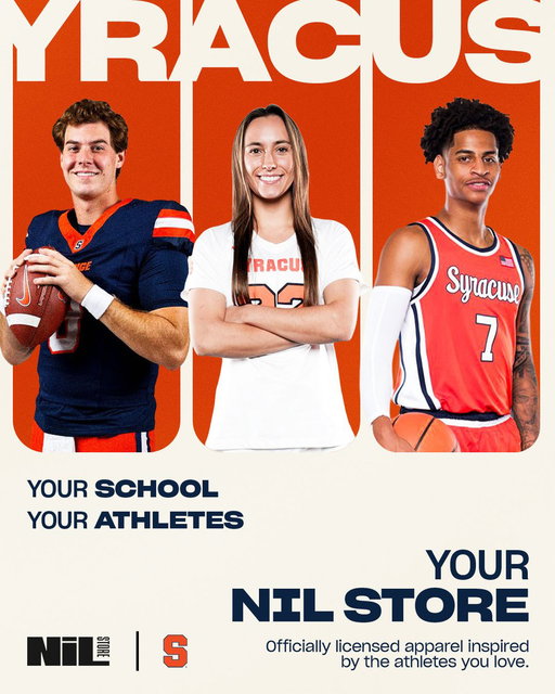 The leading destination for Syracuse University NIL apparel‼️

The NIL Store gives Orange Nation a way to support their favorite student-athletes while representing the teams they love most. 