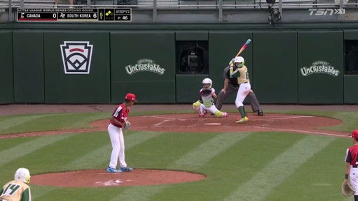 What a catch by Canada catcher Jason Mezzarobba vs. South Korea in the Little League World Series 💎

(via @TSN_Sports) 