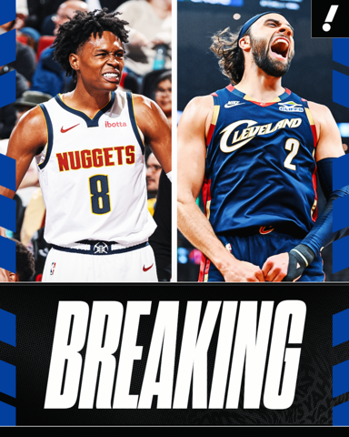 BREAKING: The Cavaliers, Nuggets and Clippers have agreed on a trade to send Peyton Watson to Cleveland, Max Strus to Los Angeles, and an unprotected 2031 Cavs first-round pick and a 2032 Kings second-rounder to Denver, per @ShamsCharania. 

Cavs receive: Peyton Watson (to sign a new 4-year, $88M deal)
Clippers receive: Max Strus
Denver receives: Unprotected 2031 Cavs first-round pick & 2032 Kings second-rounder