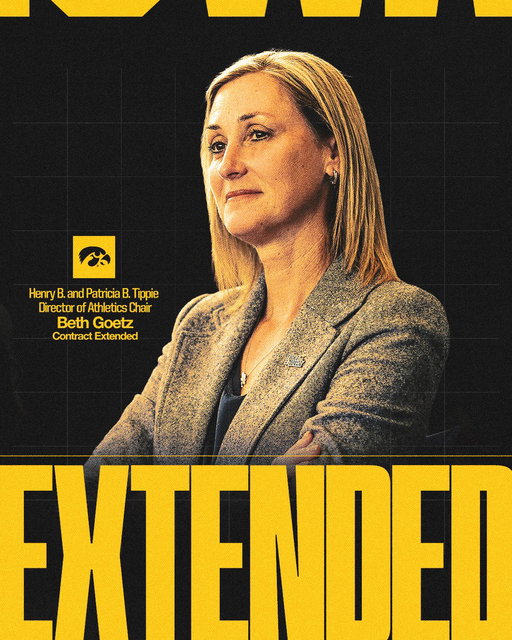 So much appreciation for our Head Hawk. 🐤

Athletics Director Beth Goetz has signed a contract extension through January 2032!

🔗: https://bit.ly/4ikj8aJ 