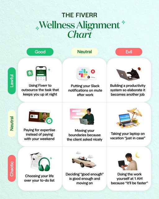 Wellness Month reminder: the most lawful good thing you can do for you and your business? Get the right talent to help you scale. 🌿 