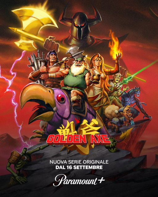 Ecco il party al completo di Golden Axe: la nuova serie originale arriva dal 16 settembre su Paramount+ ⚔️#GoldenAxe #Paramount+ 
