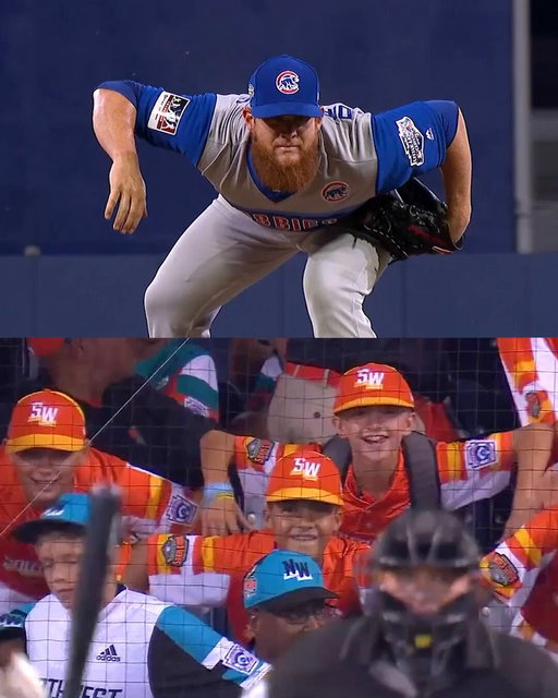 An entire stadium of little leaguers once impersonated Craig Kimbrel’s iconic lean 😆

The #LittleLeagueClassic returns Sunday! Braves vs. Brewers at 7:10 pm ET on ESPN

(MLB x @NewYorkLife) 