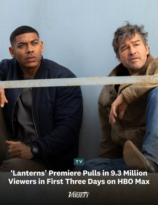“Lanterns” racked up 9.3M views in its first three days on HBO and HBO Max, making it the biggest premiere for a DC Studios show to date. 

The series also achieved one of the top five biggest premieres in HBO Max's history.

https://t.co/ICYFFH8XL6 