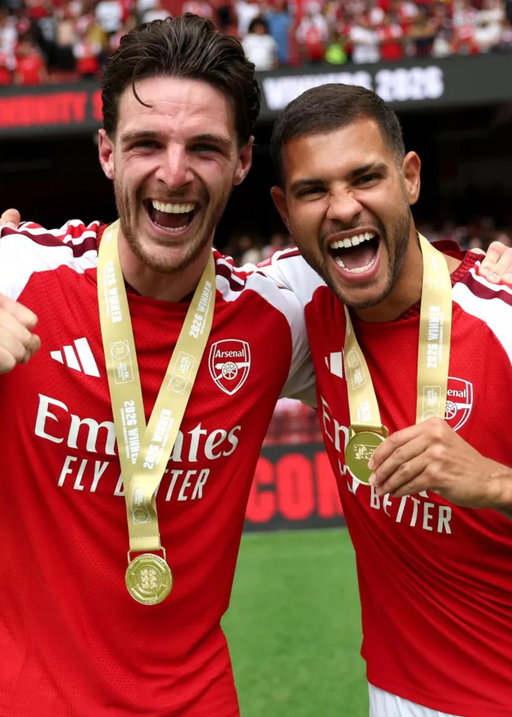 The Premier League kicks off today! Favorites to win the league, via Kalshi:

47% — Arsenal
20% — Manchester City
13% — Liverpool
11% — Chelsea
10% — Manchester United
3% — Tottenham
2% — Aston Villa
1% — Everyone Else 