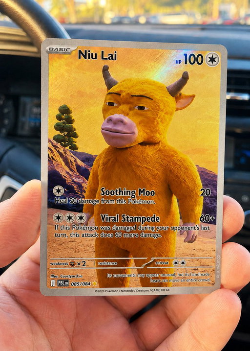 finally pulled Niu Lai. shaking rn 😭 