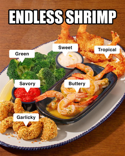 This Endless Shrimp plate is looking absolutely stacked 🤩 
