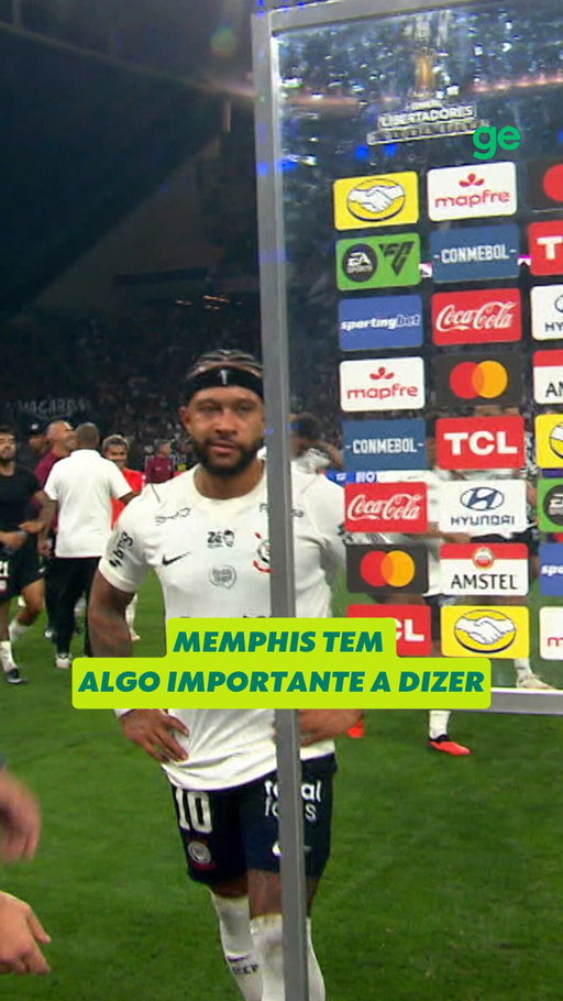 🚨Memphis Depay assisted the winning goal in Corinthians’ match yesterday 

His post-match interview lasted only 10 seconds  