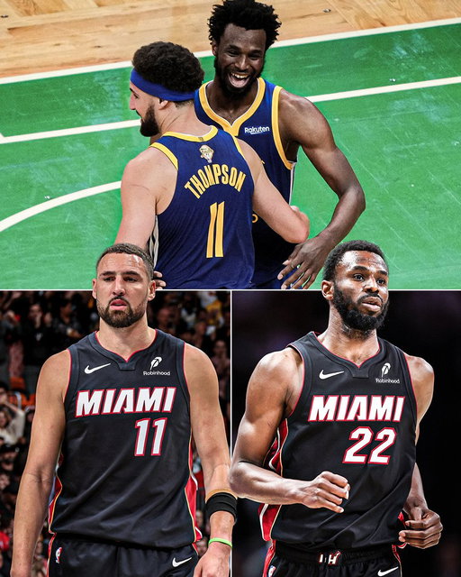 Klay Thompson and Andrew Wiggins are reunited in Miami 🔥 