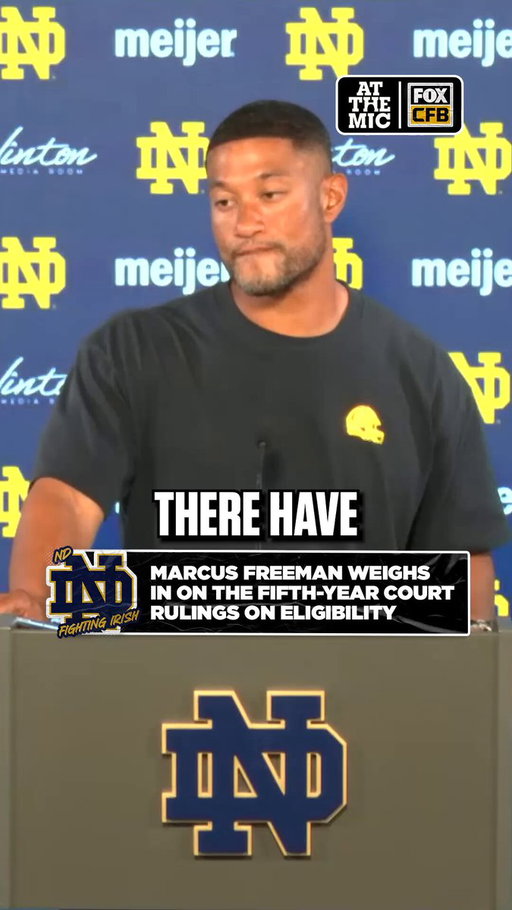 Marcus Freeman gives Notre Dame’s stance on NFL players entering the NCAA transfer portal 