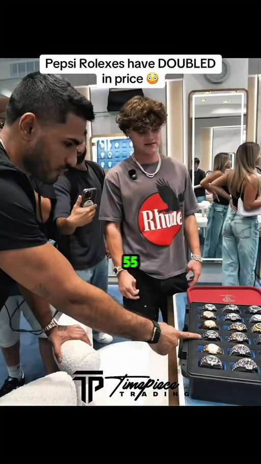 Pepsi Rolexes have doubled in prices 😳 