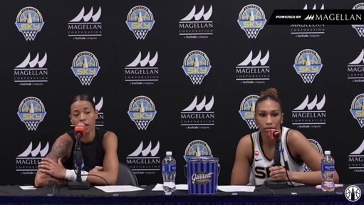 Natasha Cloud with a message for people throwing dildos on the court: 