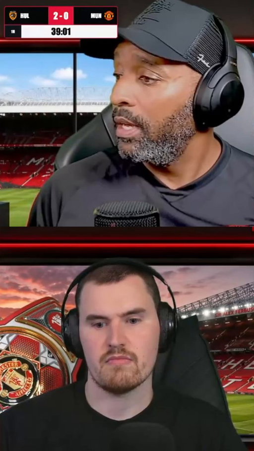 😡 @flexutd and @Owenunitedview LOSE IT as Hull grab their second goal! Absolute scenes!

#HULMUN #ggmu #MatchView 