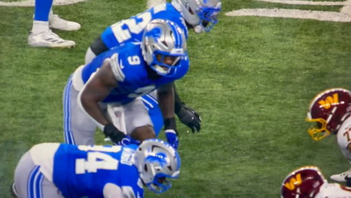 Lions rookie Derrick Moore is such a fun fit in Detroit. Relentless pass rusher with active violent hands (see the dip ‘n’ rip here). 

Moore was No. 3 in the Big Ten in pass rush win rate last season at Michigan (19.8%) 