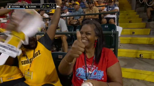 Mom was so happy to get the home run ball at the end 😂

This moment at the Little League World Series ❤️ 
