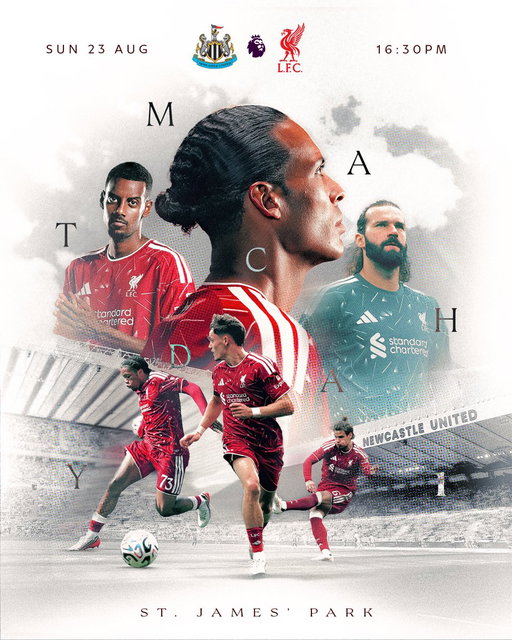Our 2026/27 Premier League campaign begins with a trip to Newcastle United 👊 

UP THE REDS! 🔴 #NEWLIV 