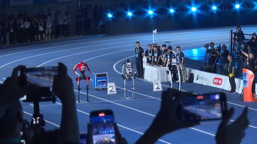 A Chinese robot beats Usain Bolt's 100m world record on the opening day of the World Humanoid Robot Games in Beijing

We’re cooked  
