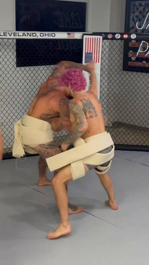 And they say I can’t wrestle… 