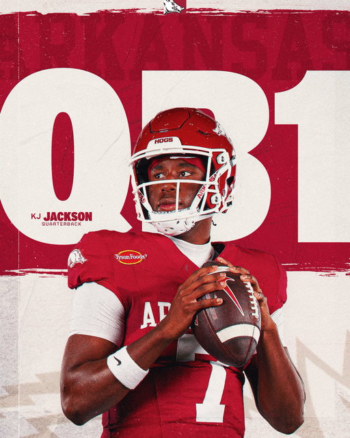 KJ Jackson is QB1 🐗 