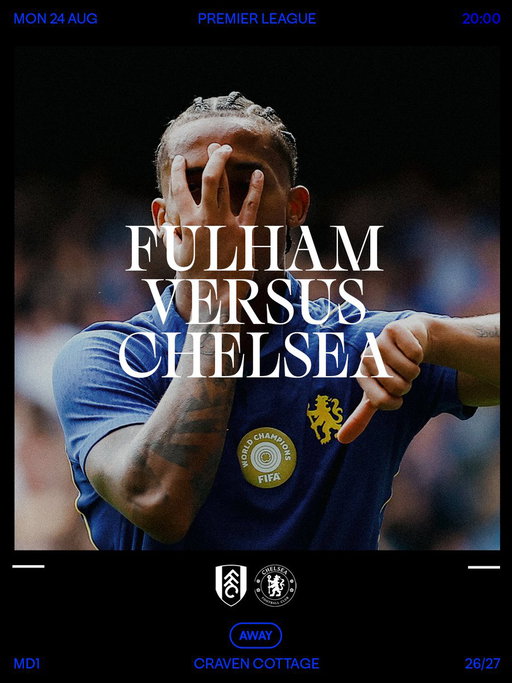 Premier League football returns. 💙

#CFC | #FULCHE 