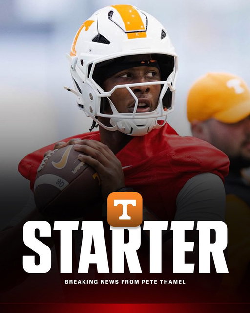 Sources: Tennessee has named true freshman Faizon Brandon the starting quarterback, and he’ll debut for the Vols against Furman on Sept. 5. (Tennessee travels to Georgia Tech the next week.) Brandon is a former Top 10 overall recruit and five-star. 
