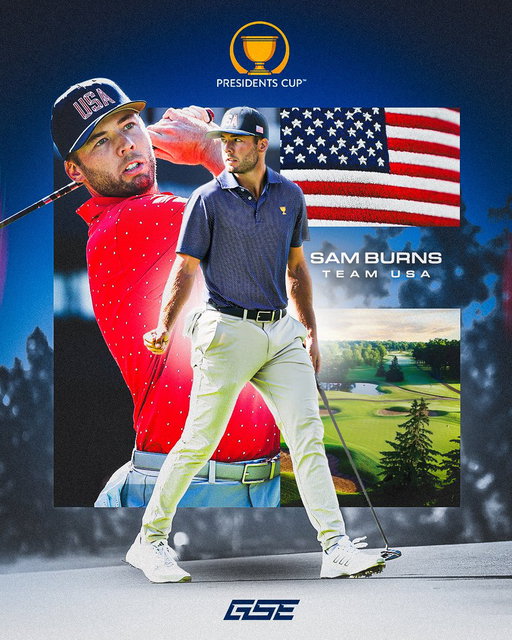 Sam Burns 🤝 Team USA 🇺🇸

Congratulations to GSE client @Samburns66 on being named one of the six automatic qualifiers for Team USA at the Presidents Cup! 🏆 Well deserved, Sam!

#PresidentsCup #Automatic Qualifer 
