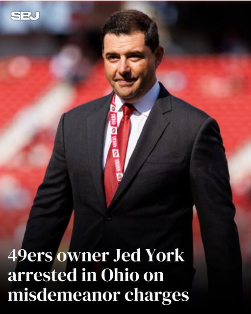 49ers owner Jed York pleaded no contest to misdemeanor charges of disorderly conduct and possessing criminal tools following his arrest in Ohio.

He was sentenced to 2 days in jail, with 1 day credited as served, and fined $1,150.

The NFL could also discipline York.

(via https://t.co/MDFOQZOTGJ)
https://t.co/6tIHY00RPm