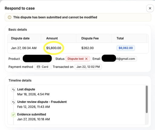 I'll go on the record:

A fraudulent chargeback is no different than sneaking into my house &amp; taking food off my table or cash from my wallet.

If you do this, you'll be named &amp; shamed, every time. First and last name + photo.

This should be the norm. Isn't X the town square? 