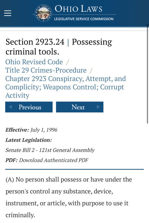 The criminal tools part of the Jed York arrest is the most interesting to me. What is a criminal tools? Did he get caught with a crowbar and ski mask? Based on this definition could it be lube? 