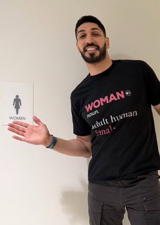 🚨JUST IN: Enes Kanter Freedom and fellow former NBA player Royce White are not eligible to play in the WNBA after the pair declared themselves women and eligible for the draft.

(Via: ESPN) 