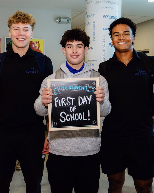 School is officially in session 🔔
 
Our student-athletes spent their first day meeting teachers, reconnecting with teammates, and getting ready for everything ahead! 