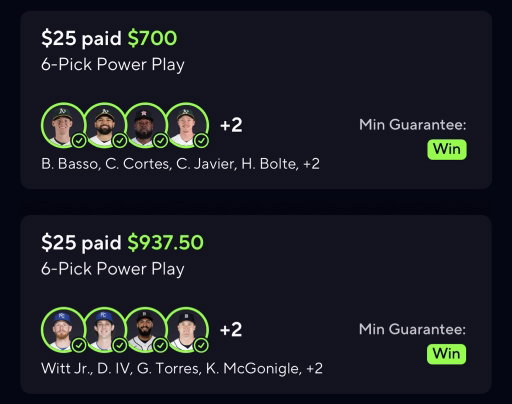 WOWWWW HUGE WINS YESTERDAY 😭💰

Only about a month of baseball left.

Take advantage of the MLB glitch while you still can.

3-day free trial 👇
https://whop.com/checkout/plan_nw6eWxhbeCqCf 