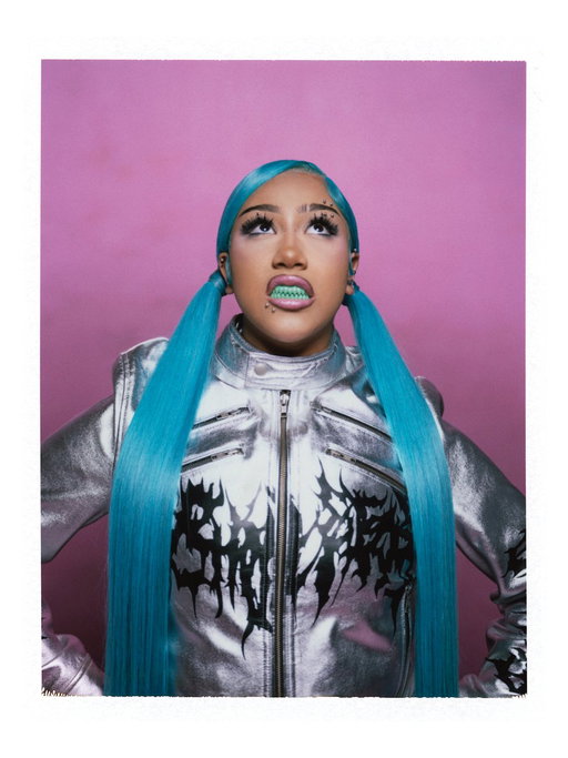From Hatsune Miku to Katy Perry and Lil Uzi Vert, #NorthWest's references span internet icons, pop classics and rap innovators alike. In her cover interview for the New Idols issue of @dazed, the 13-year-old star opens up about the artists and characters who inspire her, and the music that shaped her debut EP N0rth4evr.

Read more: https://www.dazeddigital.com/music/article/70824/1/north-west-music-kim-kardashian-kanye-daughter-interview