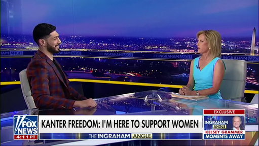 "I am identifying as a woman and I should be allowed to play."

Enes Kanter Freedom joined @IngrahamAngle to explain his decision to declare for the WNBA draft, saying he's "just following the rules."

The WNBA has faced backlash for not directly addressing the issue of what makes someone a woman for purposes of WNBA eligibility.

The former NBA player spoke out one night after he was thrown out of a WNBA game he attended as a fan following a heated courtside exchange with Chicago Sky guard Natasha Cloud.