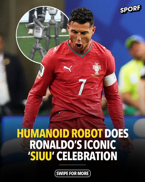 We got robots doing the SIUU before GTA 6 😭🤖

Right after scoring at the World Humanoid Robot Games in Beijing, this football robot went full CR7. 👏

📹: @SkyFootball 